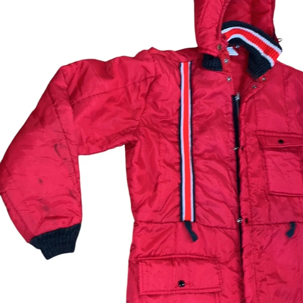 Vtg Quilted Coveralls~Snowsuit~Western Field~Montgomery Ward~Work/Insula…